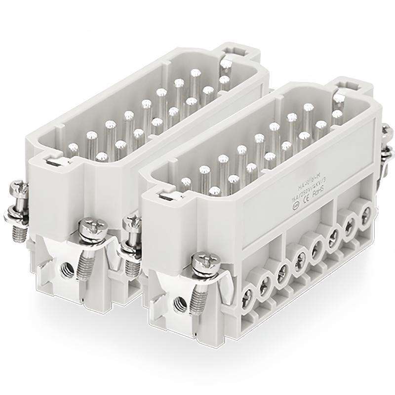 工业航空矩形插头和插座 HA-032-F/HA-032-M 32 芯重型连接器公头/母头